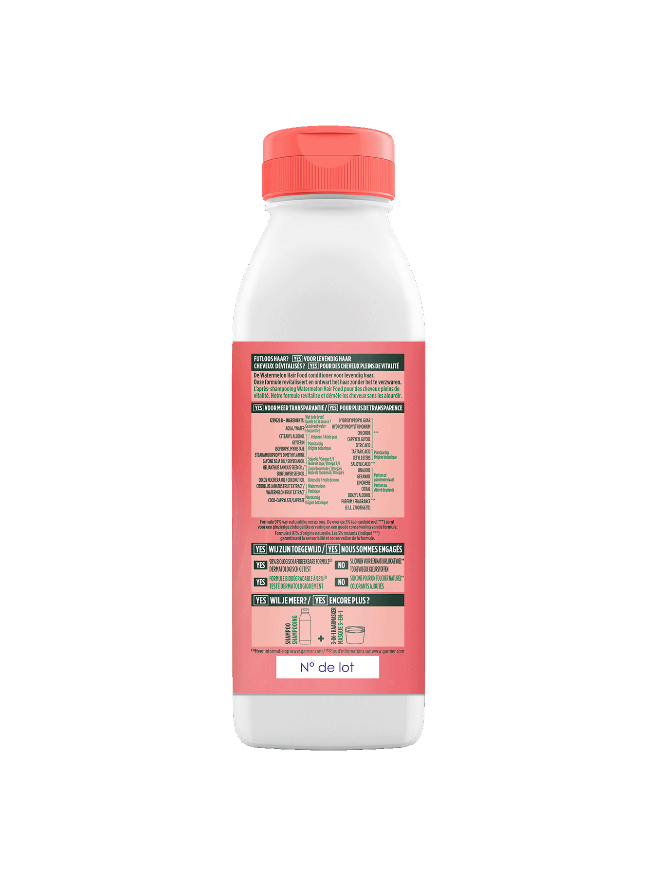 9654299 Packshots Fructis conditionner Watermelon back T2 5000x5000png master